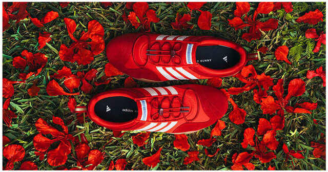 Bad Bunny x adidas Ballerina Vivid Red y el orgullo boricua